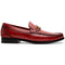 Marco Di Milano Cassarano Men's Calfskin Leather Loafers Red