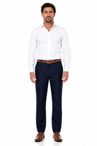 Casual Linen Suit Pants for Men – Breathable Beach Wedding Summer Trousers
