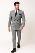 Classic Fit in Black and White Plaid Color by Rossiman