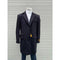 Men's Black Chesterfield Wool Overcoat