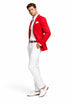 Christmas Red Prom Outfit Best Inexpensive ~ Cheap ~ Discounted Blazer Suit Jacket For Affordable Big Sizes Affordable Sport Coats Sale Include White Shirt & White Pants