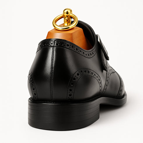 Burnished Wingtip Monk Strap KS099-710