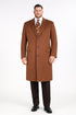 Men's Vicuna - Light Brown Coat - 100% Wool Vicuna - Light Brown Overcoat - Mens Topcoat