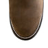 Los Altos Men's Toe Charro Short Boots Oval Nobuck Dark Tabacco - Nobuck Dark Tabacco