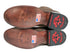 Los Altos Men's Toe Charro Short Boots Oval Nobuck Dark Tabacco - Nobuck Dark Tabacco