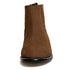 Los Altos Men's Toe Charro Short Boots Oval Nobuck Taupe - Nobuck Taupe