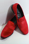 "Lincoln" Red Couture 1910 Tuxedo Shoes