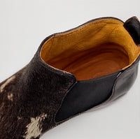 Cowhide Short Cowboy Boots