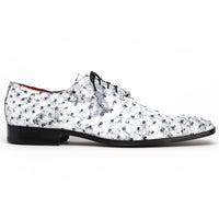 Marco Di Milano Criss Ostrich Quill Dress Oxfords Newspaper