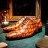Marco Di Milano Olivieri Brandy Leather Dress Shoe