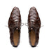 Marco Di Milano Olivieri Brown Leather Dress Shoe