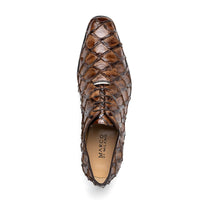 Marco_Di_Milano Olivieri: Clear Brown Leather Dress Shoe