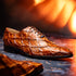 Marco Di Milano Olivieri Cognac Leather Dress Shoe