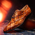 Marco Di Milano Olivieri Cognac Leather Dress Shoe