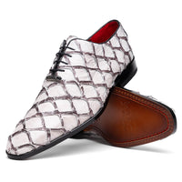 Marco_Di_Milano Olivieri Newspaper Luxury Leather Loafers