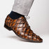 Marco_Di_Milano Olivieri: Clear Brown Leather Dress Shoe