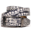 Marco_Di_Milano Silvio Belt - Antique Newspaper Leather Oxford