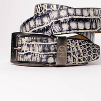 Marco_Di_Milano Silvio Belt - Antique Newspaper Leather Oxford