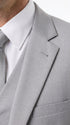 Dad and Son Suit – Father and Son Matching Light Gray 3-Piece Wedding Suits in Very Light Grey - Silver Ash Color