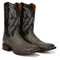 Dan Post Men’s Alamosa Grey/Black Full Quill Ostrich Boots
