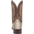 Dan Post Men's Brutus Python Snakeskin Square Toe Boots - Natural