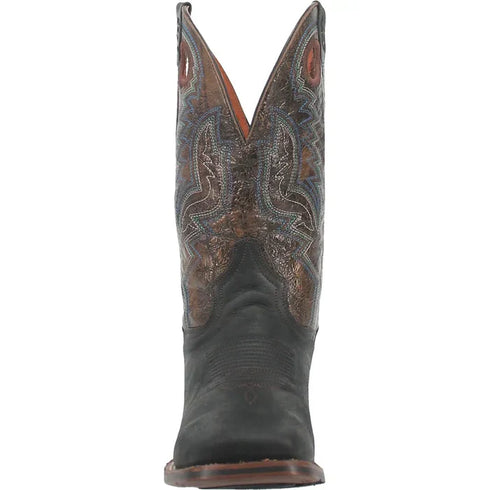 Dan Post Men's Deuce Genuine Leather Square Toe Boots - Black