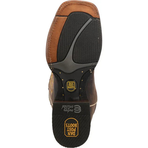 Dan Post Men's Garrison Genuine Leather Square Toe Boots - Copper