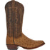 Dan Post Men's Gehrig Full Quill Ostrich Round Toe Boots - Saddle