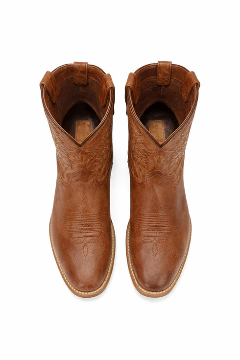 Dan Post Men’s Jerry Honey 13 ROM Toe Cowboy Boot