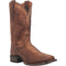 Laredo Men's Atlanta Lizard Print Leather J-Toe Boots - Black