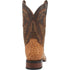 Dan Post Men's Kershaw Full Quill Ostrich Square Toe Boots - Saddle