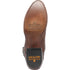 Dan Post Men's Kershaw Full Quill Ostrich Square Toe Boots - Saddle