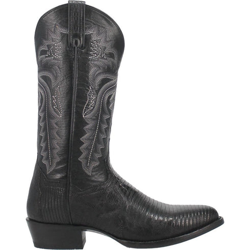 Dan Post Men's Winston Genuine Lizard Round Toe Boots - Tan