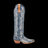 Dan Post Women's Denim Darlin Snip Toe Leather Tall Boots - Blue