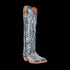 Dan Post Women's Denim Darlin Snip Toe Leather Tall Boots - Blue