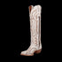 Dan Post Women's Josie Snip Toe Leather Tall Boots - White