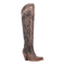Dan Post Women's Kommotion Snip Toe Leather Tall Boots - Chocolate