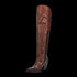 Dan Post Women's Seductress Snip Toe Leather Tall Boots - Chestnut