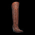 Dan Post Women's Seductress Snip Toe Leather Tall Boots - Chestnut