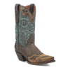 Dan Post Women's Vintage Bluebird Snip Toe Leather Boots - Chocolate
