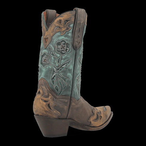 Dan Post Women's Vintage Bluebird Snip Toe Leather Boots - Chocolate