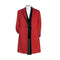 Mens Dark Red Overcoat Trench coat - Wool Fabric Trench Coat For Men