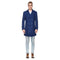 Mens Knee Length Pea coat Blue Mens Peacoat