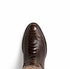 Marco Di Milano Denver Clear Brown Ostrich Leg Round Toe Cowboy Boots