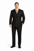 Double Breasted Black Vinci Mens Blazer Sport Coat Jacket