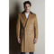 Mens Double Breasted Chesterfield Overcoat Wool And Cashmere Topcoat