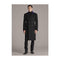 Mens Long Black Peacoat