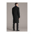 Mens Long Black Peacoat