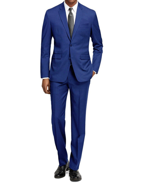 Linen Suit - Mens Summer Suits in Dusty Blue - Beach Wedding