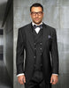 Statement Men's Outlet 100% Wool Suit - Unique Double Breasted Vest